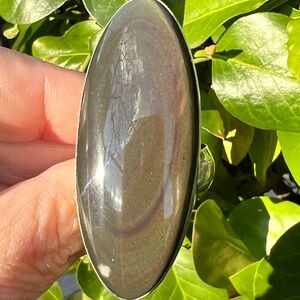 VINTAGE DESIGNER CHARLES ALBERT SIGNED 925STERLING SLVR OVERSIZED STATEMENT RING